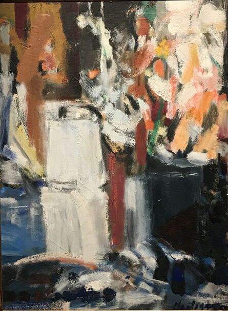 Grace Hartigan, ‘Coffee Pot and Gladiolas’, 1954