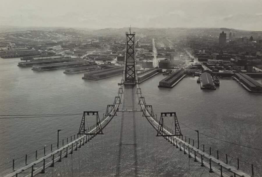 Construction of the San Francisco - Oakland Bay Bridge