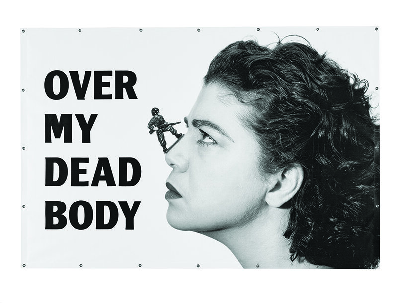 Mona Hatoum, ‘Over My Dead Body’, 1988-2002, Inkjet on PVC with eyelets, Centre Pompidou