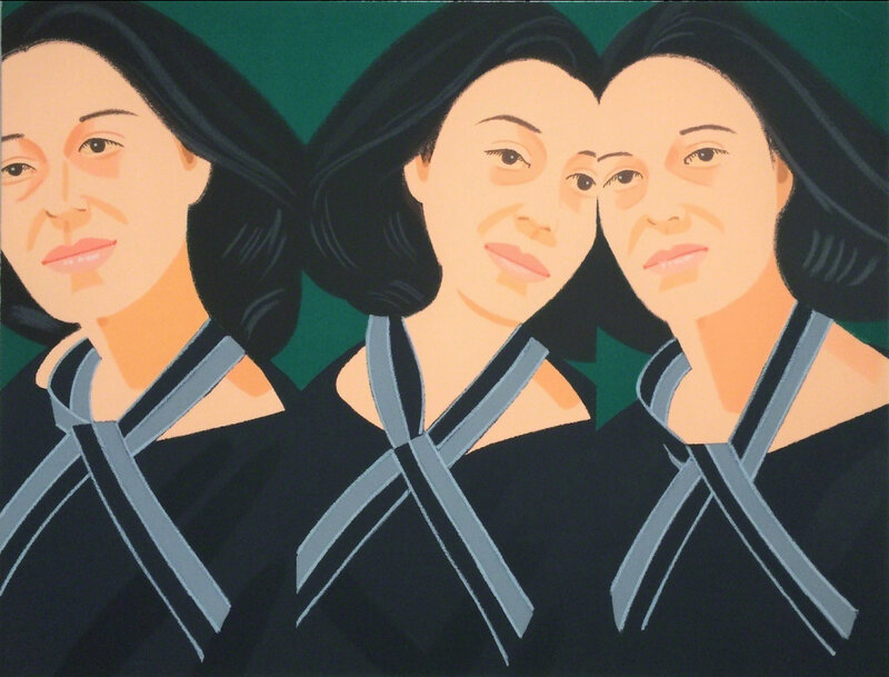 Alex Katz, ‘Grey Ribbon’, 1990, Painting, Screenprint in twenty-two colors, Oliver Cole Gallery