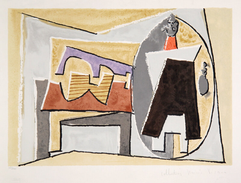 Pablo Picasso, ‘Nature Morte a la Guitare et Pulcinella, 1924’, 1979-1982, Print, Lithograph on Arches paper, RoGallery