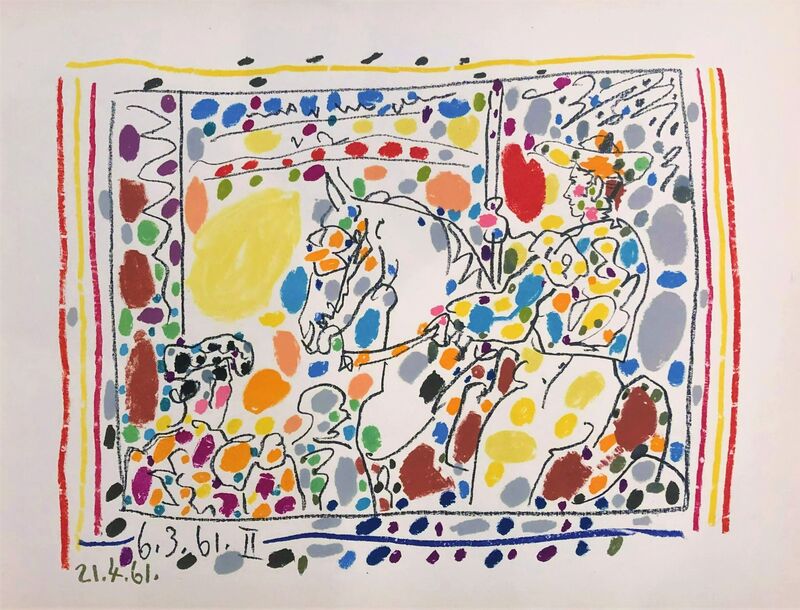 Pablo Picasso, ‘Le Picador II’, 1961, Print, Lithograph in 24 colors on Wove paper, michael lisi / contemporary art
