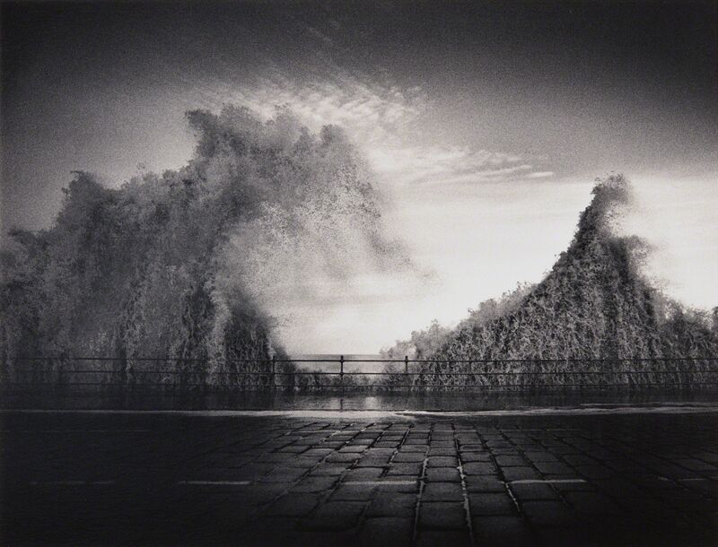 Michael Kenna, ‘Wave, Scarborough, Yorkshire, England’, 1981-printed 1991, Photography, Sepia toned gelatin silver print, Phillips
