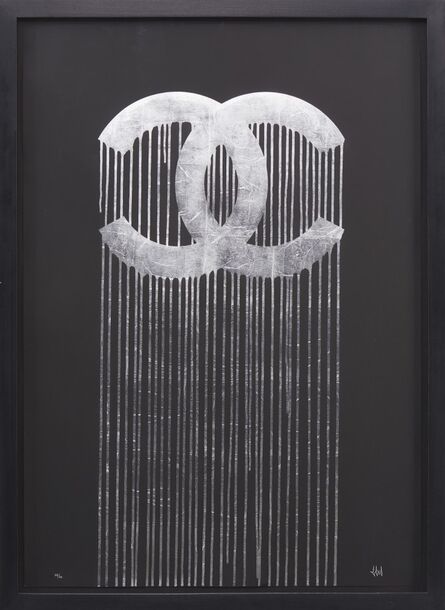 Zevs, ‘Liquidated Chanel (Silver Leaf)’, 2013