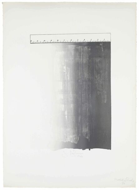 Jasper Johns, ‘Ruler’, 1966