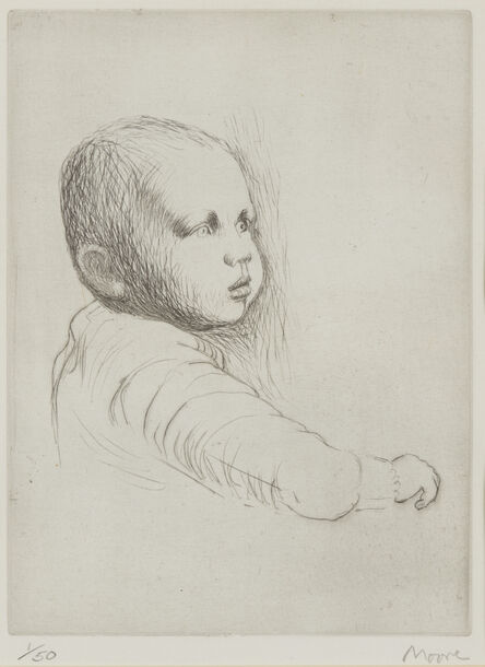 Henry Moore, ‘Child Study [Cramer 498]’, 1979