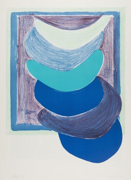 Terry Frost, ‘Blue Suspended Form (Kemp 54)’, 1970