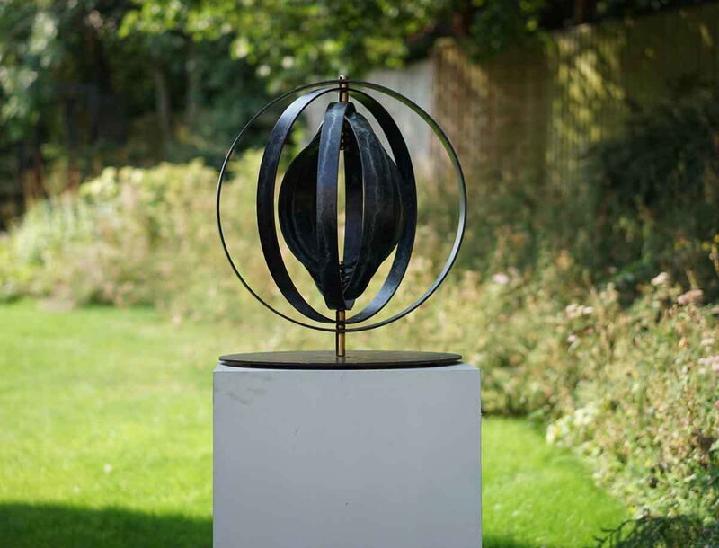 Tom Hiscocks, ‘Octave Circle I (Kinetic)’, 2019, Sculpture, Bronze, Catto Gallery