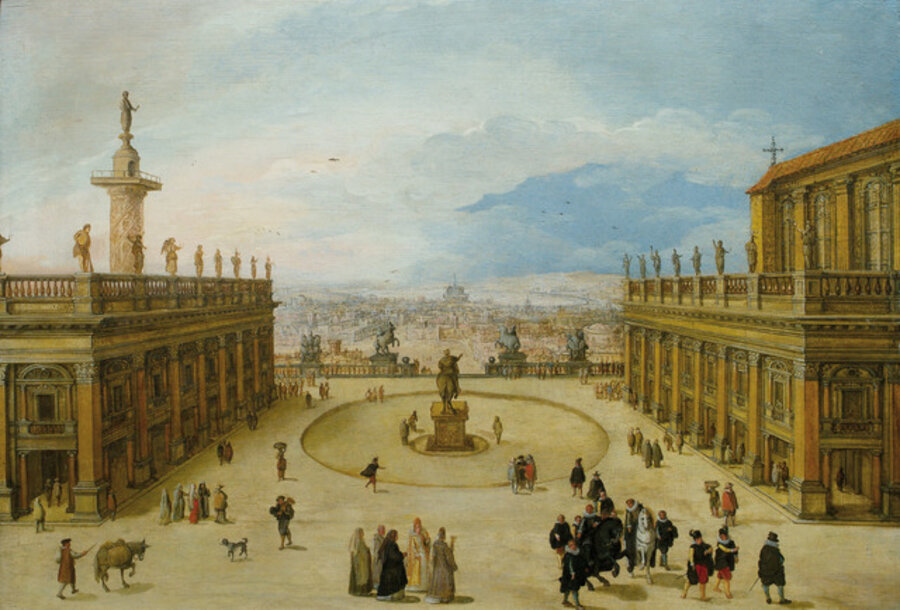 View of the Campidoglio, Rome