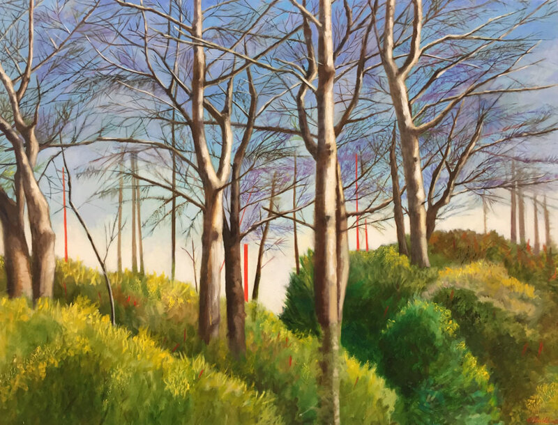 Ellen Sinel, ‘Over the Truro Hill’, Painting, Oil on canvas, Zenith Gallery