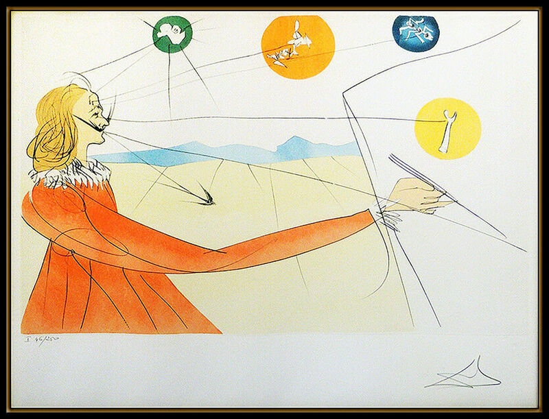Salvador Dalí, ‘Dalian Prophecy’, 1975, Print, Color Etching, Original Art Broker