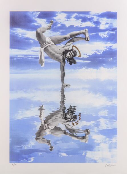 Cosmo Sarson, ‘Breakdancing Jesus On Water (Candy Blue)’, 2015