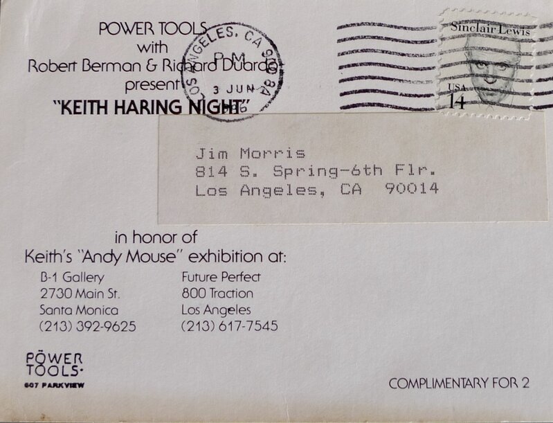Keith Haring, ‘Radiant baby’, 1984, Ephemera or Merchandise, Printed postcard, Bengtsson Fine Art