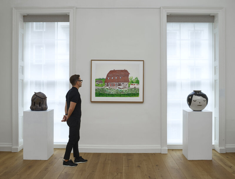 David Hockney, ‘In Front of House Looking South’, 2019, Print, Inkjet print on paper, DELAHUNTY