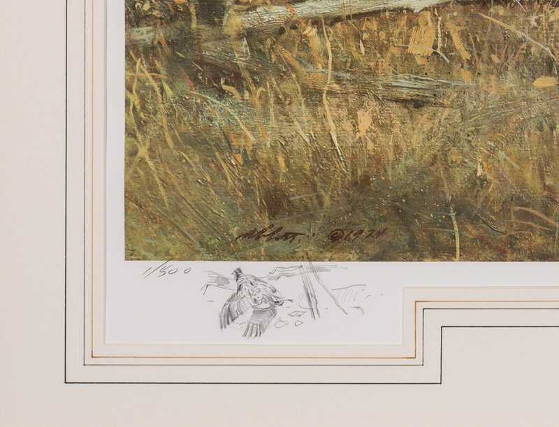 Robert Kennedy Abbett, ‘Split Rail Bobwhite’, Painting, Oil on canvasboard, Doyle