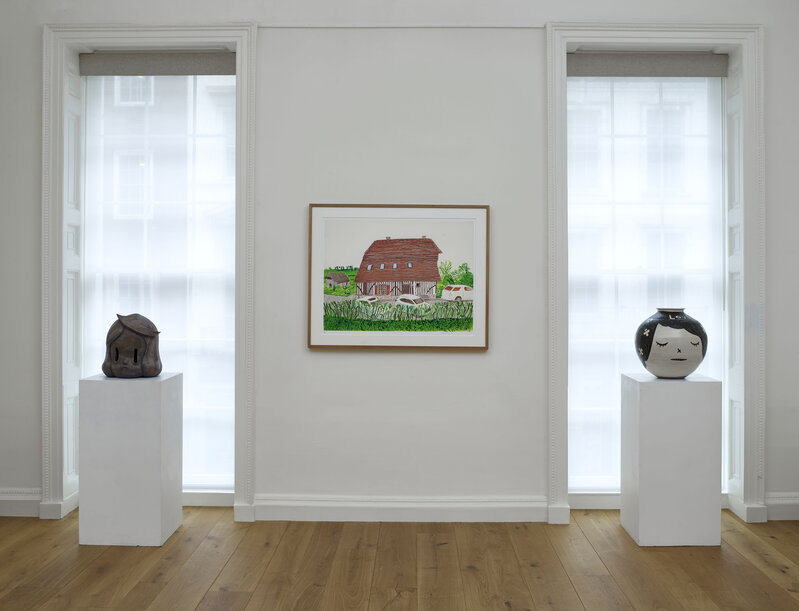 David Hockney, ‘In Front of House Looking South’, 2019, Print, Inkjet print on paper, DELAHUNTY