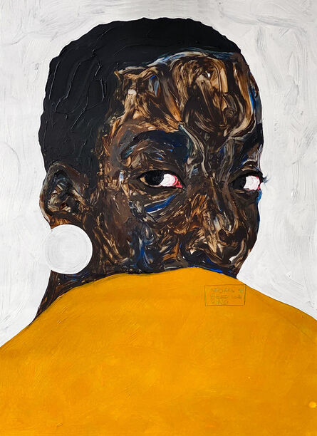 Amoako Boafo, ‘Aurore Iradukunda’, 2020