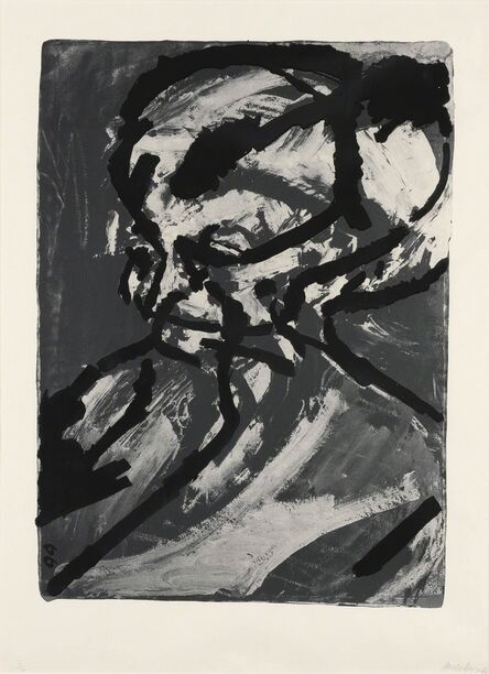 Frank Auerbach, ‘Portrait Of Gerda Boehm’, 1967