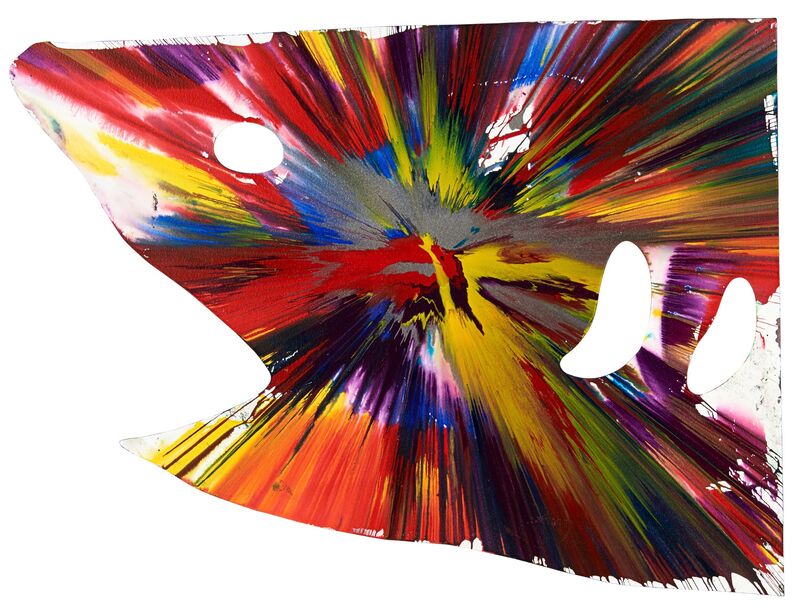 Damien Hirst, ‘Shark Spin Painting (Created at Damien Hirst Spin Workshop)’, 2009, Painting, Acrylic on paper, Rago/Wright/LAMA
