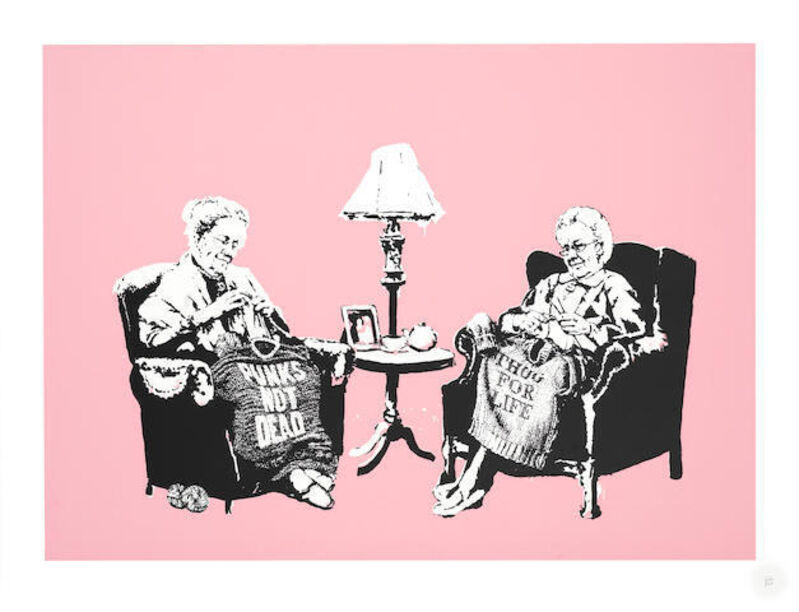 Banksy, ‘Grannies’, 2006, Print, Screen-print in colors on wove paper, MoonStar Fine Arts Advisors