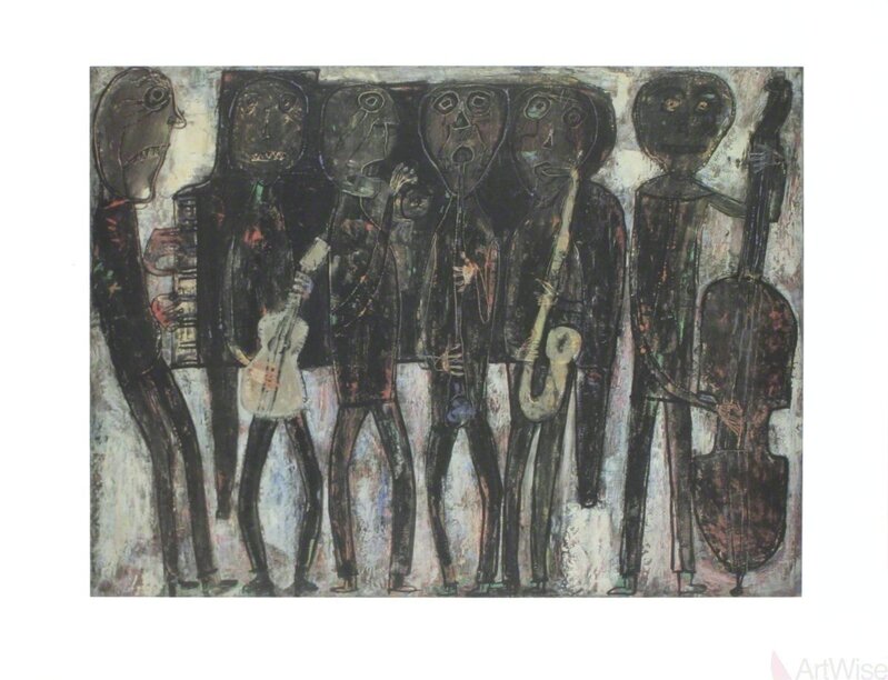 Jean Dubuffet, ‘Jazz Band’, 1990, Print, Offset Lithograph, ArtWise