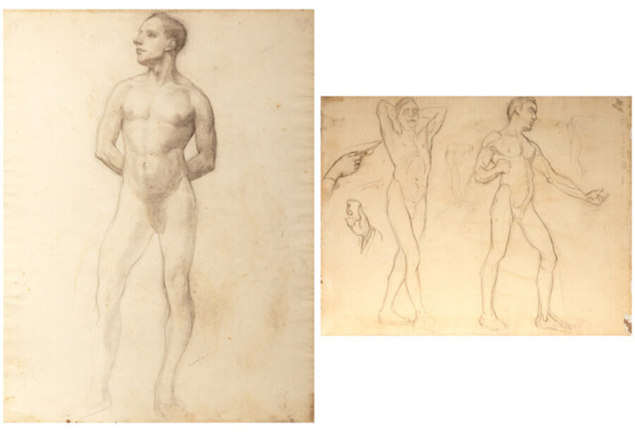 Double-Sided Anatomy Drawings