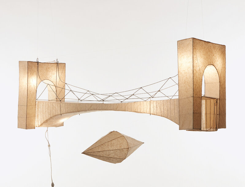 Carlos Garaicoa, ‘Light Bridge from the series New Architectures’, 2003, Installation, Japanese rice paper, wire and lights, Phillips
