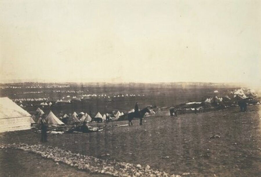 Crimean War: Plateau Before Sabastapol, Turkish Tents in the distance (no. 303)