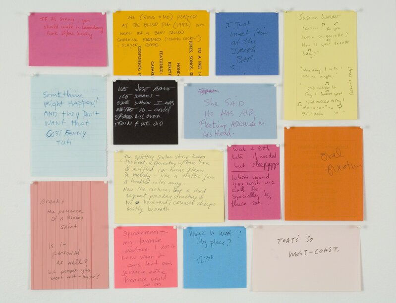 Joseph Grigely, ‘Fourteen Untitled Conversations’, 2002, Drawing, Collage or other Work on Paper, Ink and pencil on paper, 14 sheets of paper, template, Air de Paris