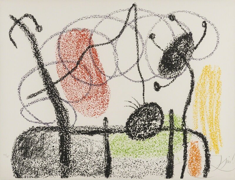 Joan Miró, ‘Untitled (Plate 19 from Album 21) (M.1141; Cramer 241)’, 1978, Print, Lithograph printed in colours, Forum Auctions