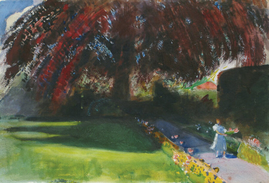 Girl on Irish Path