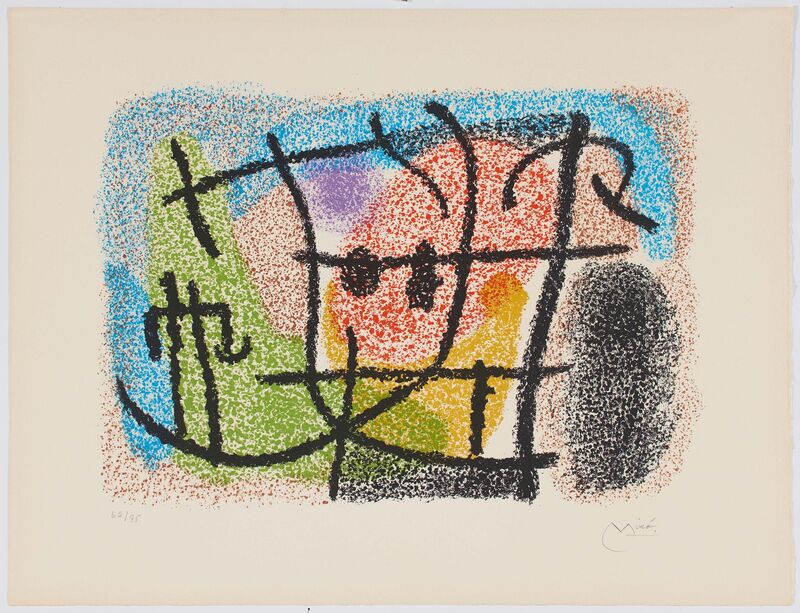 Joan Miró, ‘Untitled’, 1965, Print, Colour lithograph on Arches, Van Ham