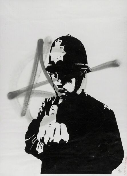Banksy, ‘Rude Copper (Anarchy)’, 2002