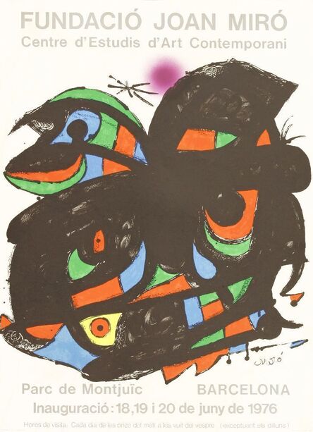 After Joan Miró, ‘FUNDACIÓ JOAN MIRÓ POSTER; ÒMNIUM CULTURAL POSTER’, 1974-76