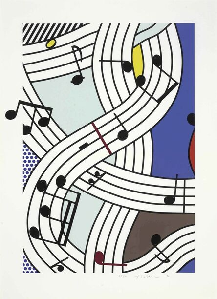 Roy Lichtenstein, ‘Composition I’, 1996