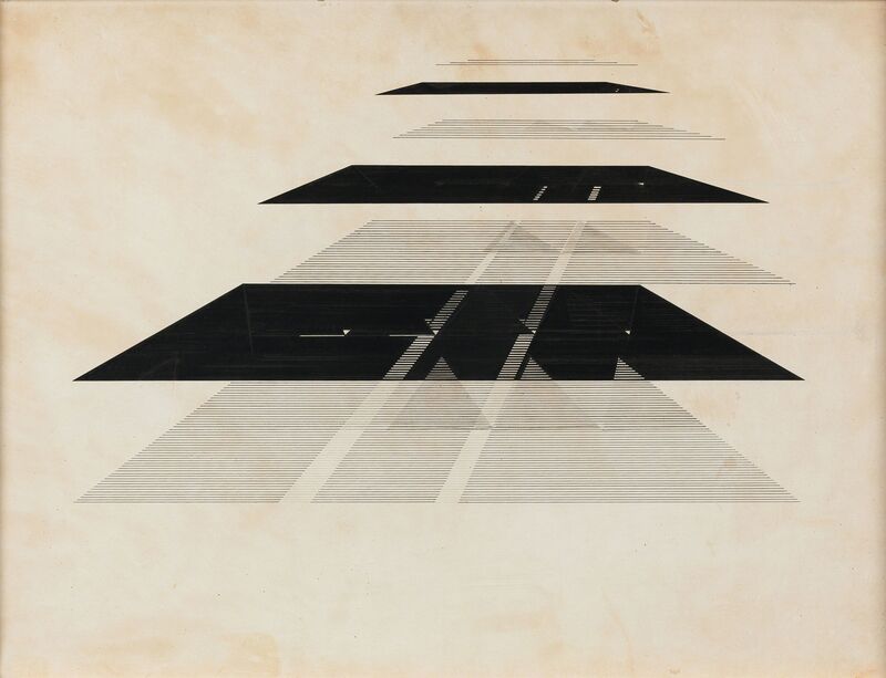 Nasreen Mohamedi, ‘Untitled’, Drawing, Collage or other Work on Paper, Graphite and ink on paper, Tate Liverpool