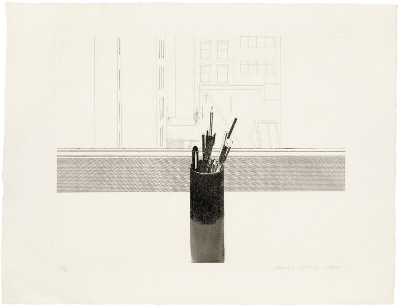 David Hockney, ‘Still Life’, 1969, Print, Etching and aquatint on wove paper, Christie's