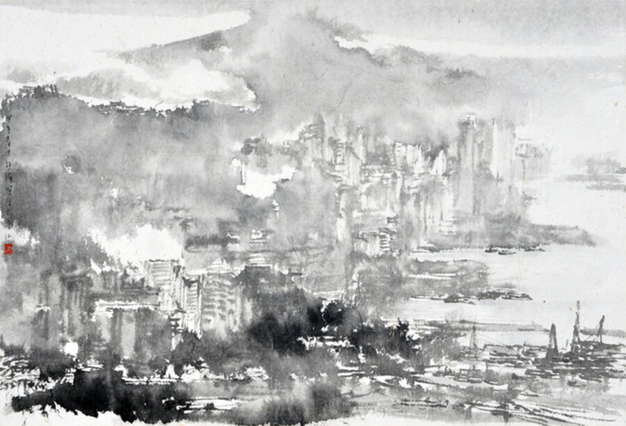 Beneath the Victoria Peak of Hong Kong