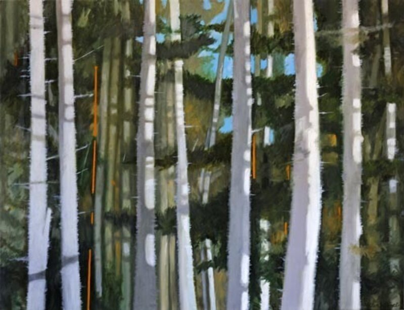Ellen Sinel, ‘Reflections from a Moving Train’, 2014, Painting, Oil on Canvas, Zenith Gallery