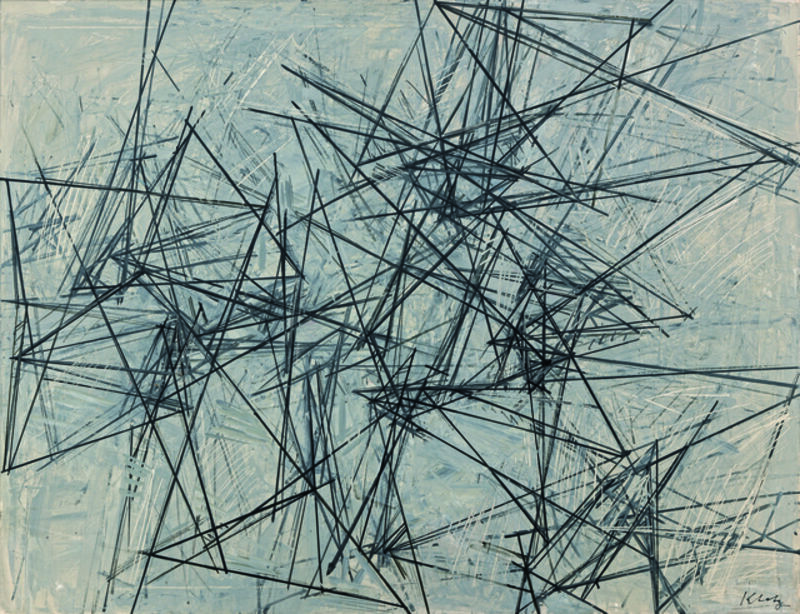Lenz Klotz, ‘Immer wieder kreuzen’, 1960, Painting, Oel auf Leinwand, Galerie Carzaniga
