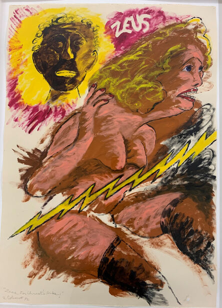 Robert Colescott, ‘Zeus! for Christ's Sake!’, 1992