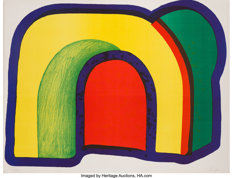 Howard Hodgkin, ‘Arch (Composition with Red)’, 1970, Print, Lithograph in colors Arches paper, Heritage Auctions