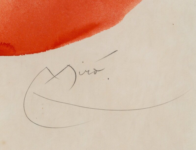 Joan Miró, ‘Les Essències de la Terra’, 1968, Print, Lithograph with hand coloring in watercolor on Japon nacré paper, Heritage Auctions