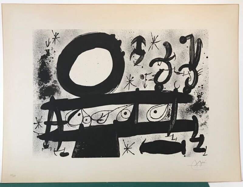 Joan Miró, ‘Homenatge a Joan Prats ’, 1971, Print, Lithograph on paper, Le Coin des Arts