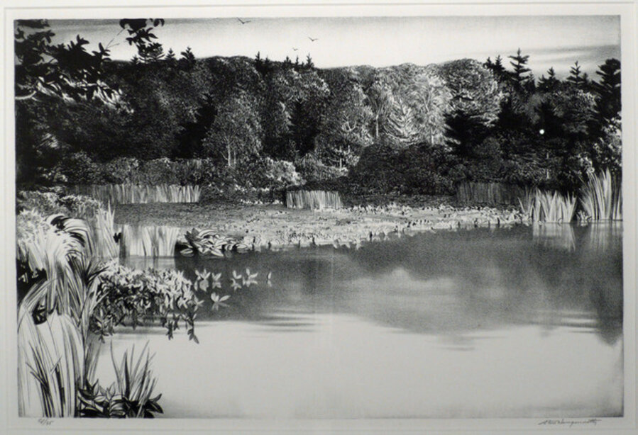 QUIET POND - MONHEGAN, MAINE
