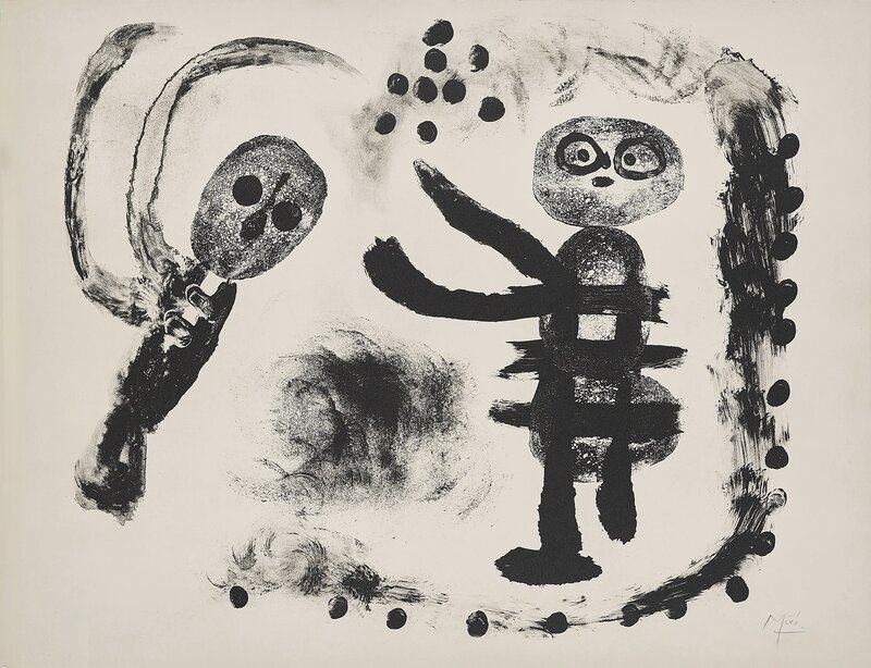 Joan Miró, ‘Petite Fille au Bois’, 1958, Print, Lithograph, Composition.Gallery