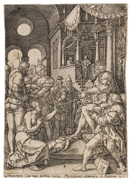 Heinrich Aldegrever, ‘The Judgement of Solomon; and 8 engravings after prints’