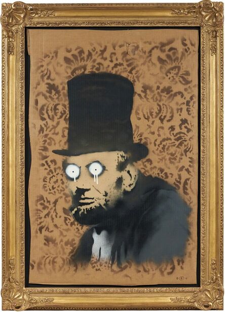 Banksy, ‘Abe Lincoln’, 2008