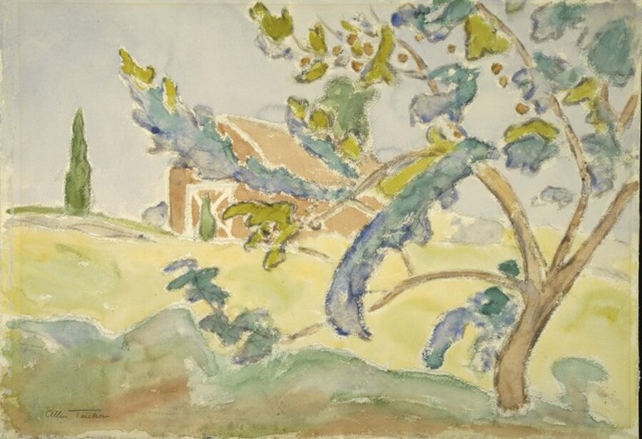 Tree and Barn