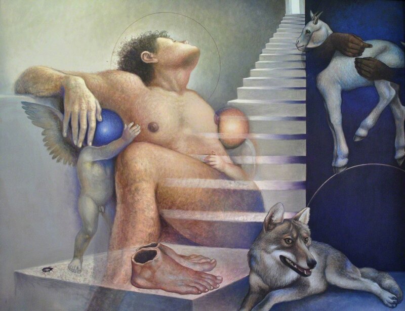 Israel Zzepda, ‘Levantate y Anda’, Painting, Acrylic on Canvas, Galleria Dante